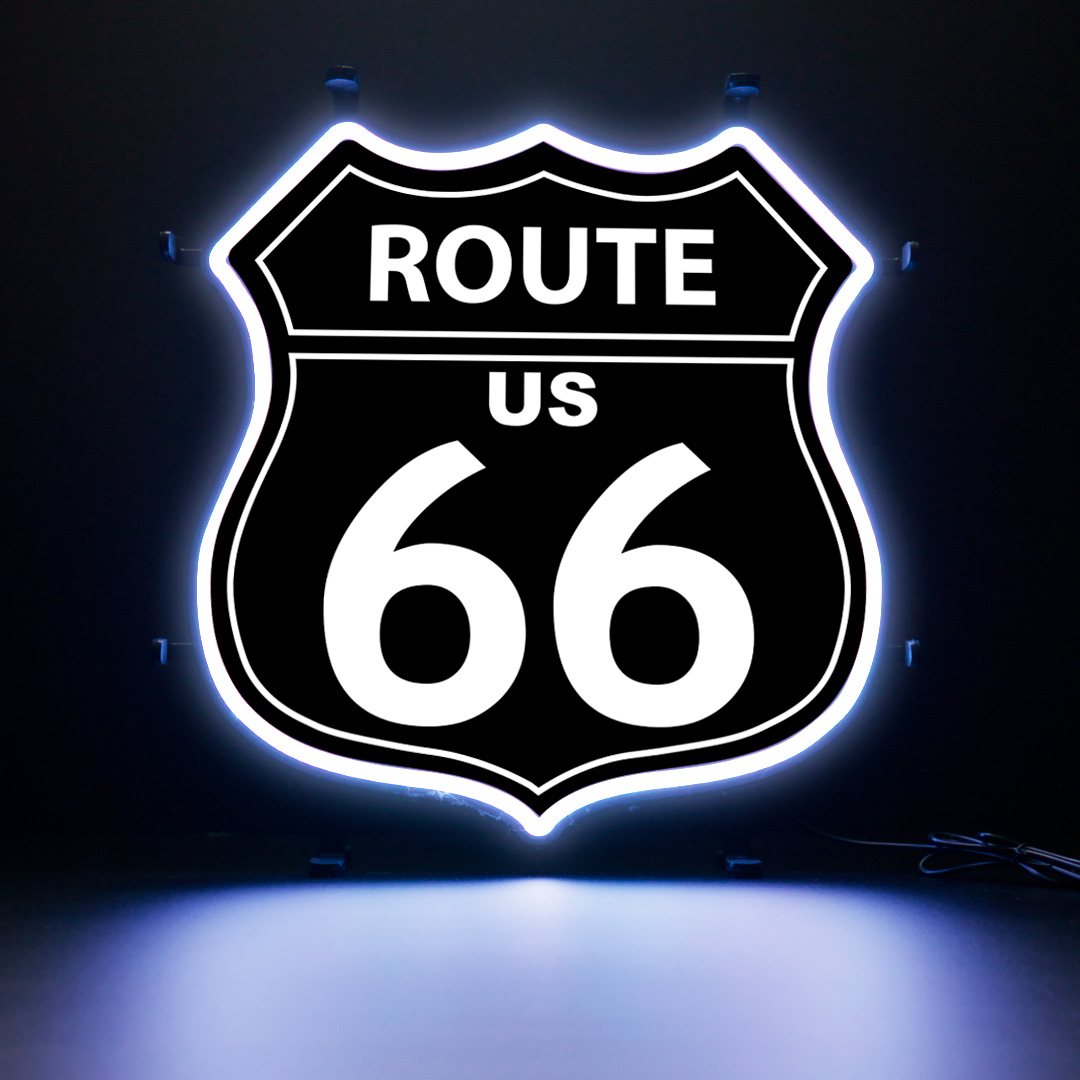 Contour Neon LED - Route 66 Black