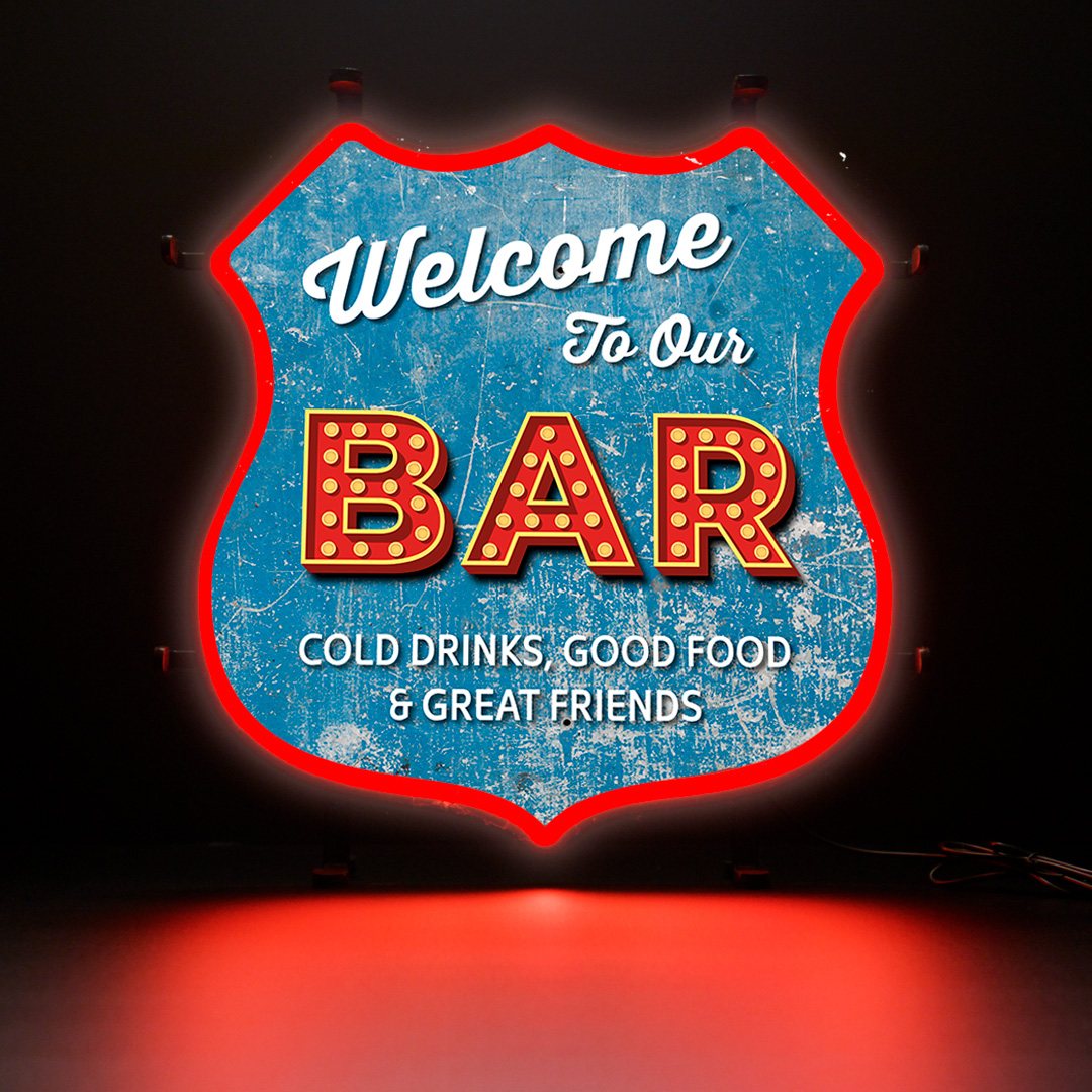 Contour Neon LED - Welcome to our Bar