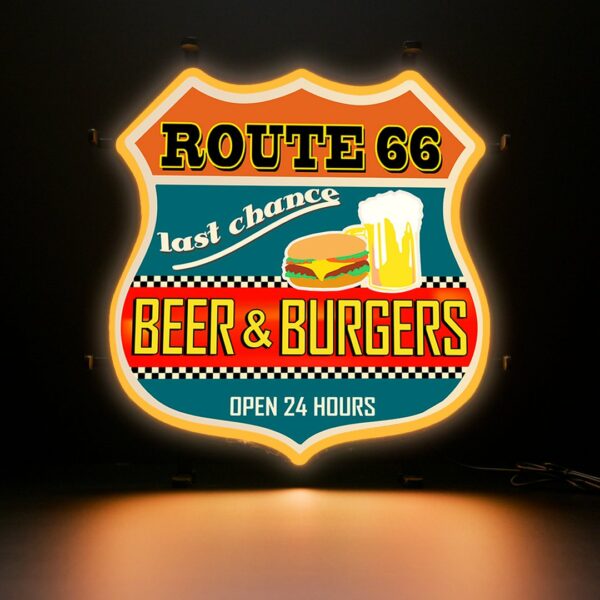 Contour Neon LED - Beer - Burgers