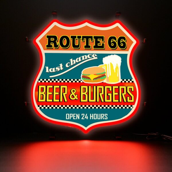 Contour Neon LED - Beer - Burgers - Afbeelding 4