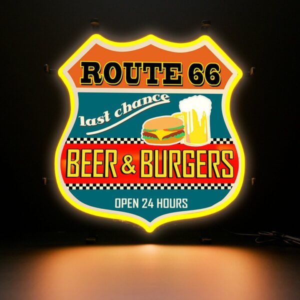 Contour Neon LED - Beer - Burgers - Afbeelding 3