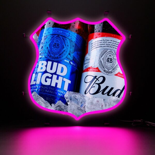 Contour Neon LED - Budweiser bottles - Afbeelding 3