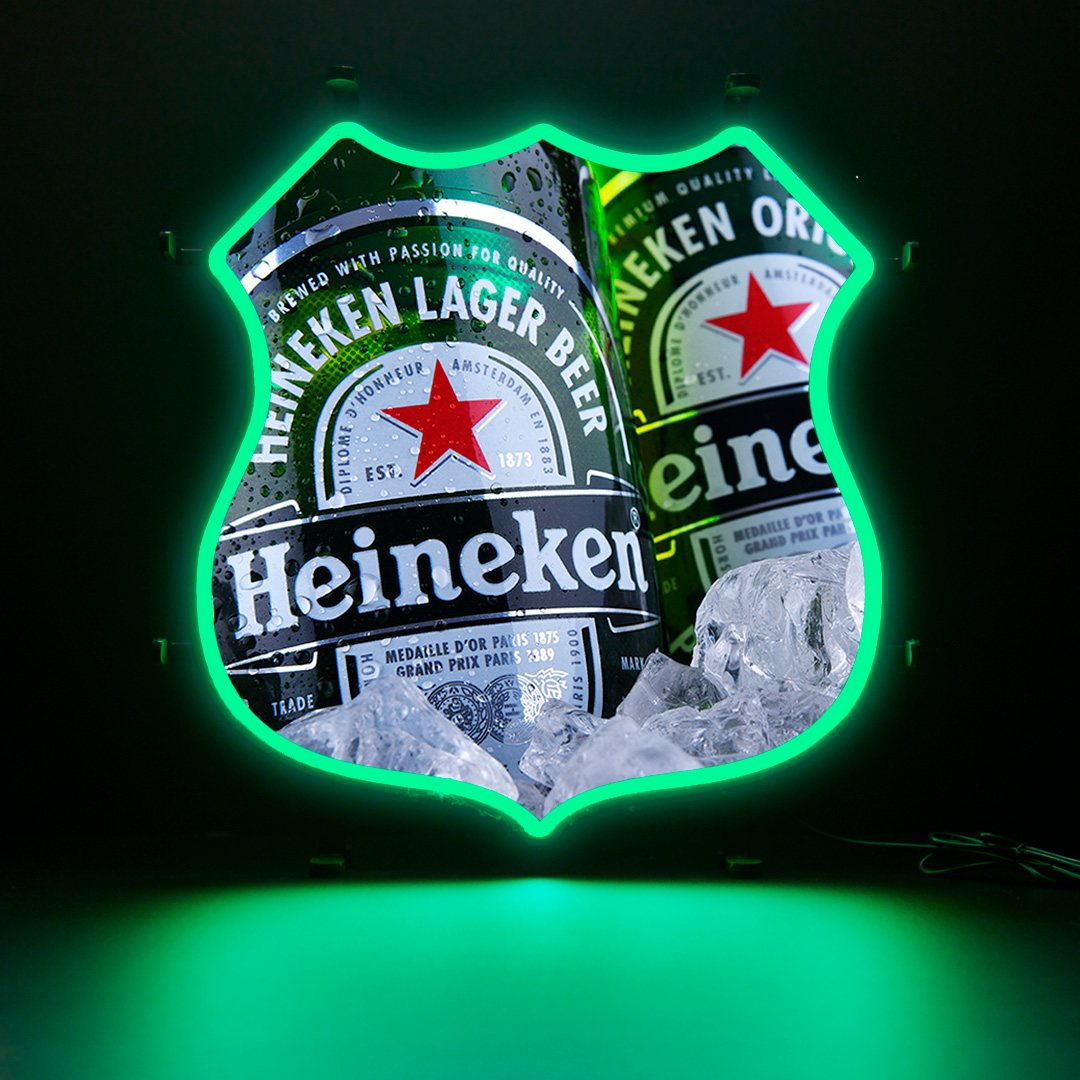Contour Neon LED - Heineken Bottles