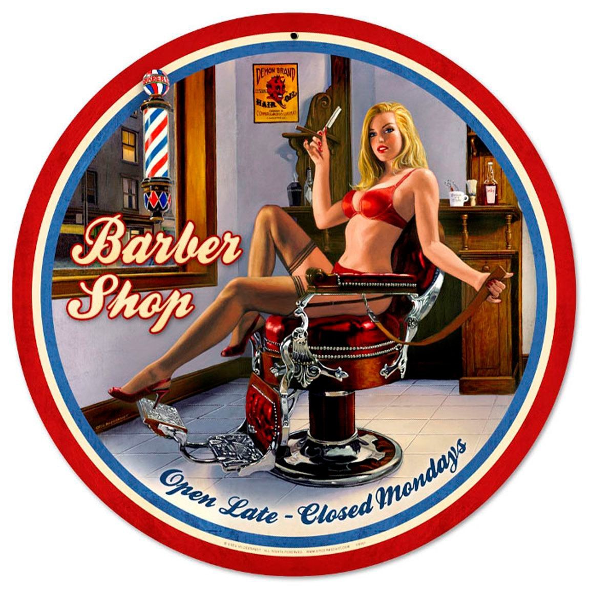 Barber Shop Pin Up