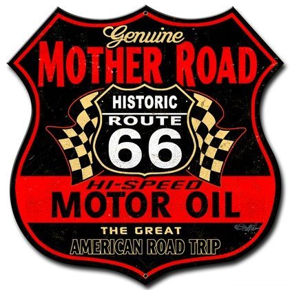 Route 66  - The Mother Road - Motor Oil