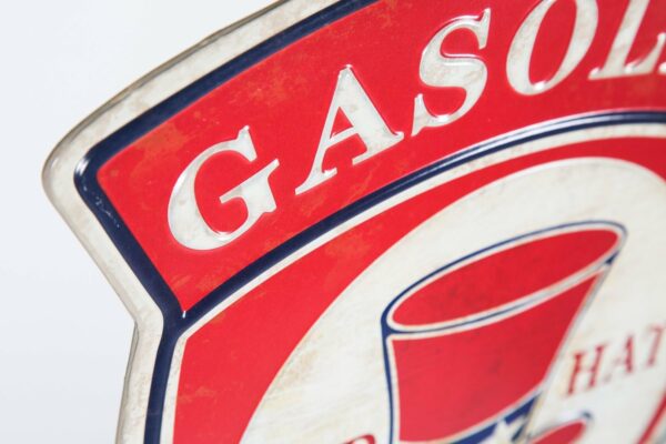Red Hat Sign - Motor Oil & Gasoline - Afbeelding 2