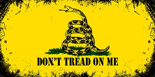 Do not Tread on Me - 15 x 30 cm