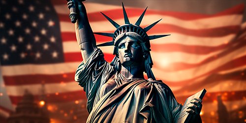 USA - Statue of Liberty - 15 x 30 cm