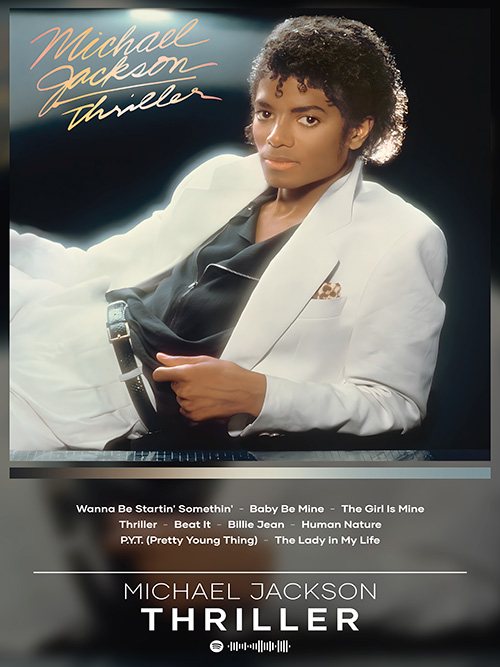 Michael Jackson - Thriller - 20 x 30 cm