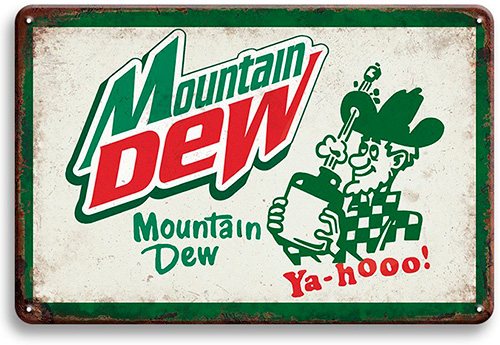 Mountain Dew - 20 x 30 cm