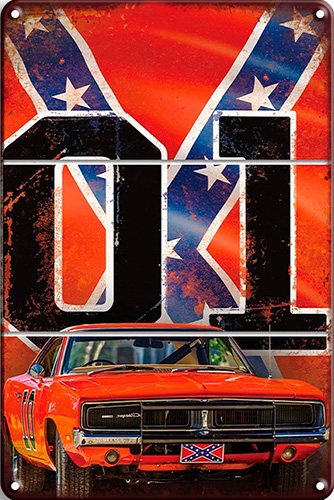 01 Dukes of Hazard - 20 x 30 cm