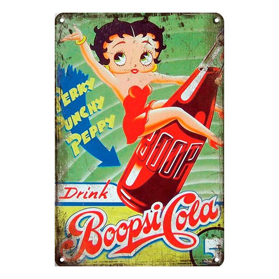 Betty Boop - Cola - 20 x 30 cm