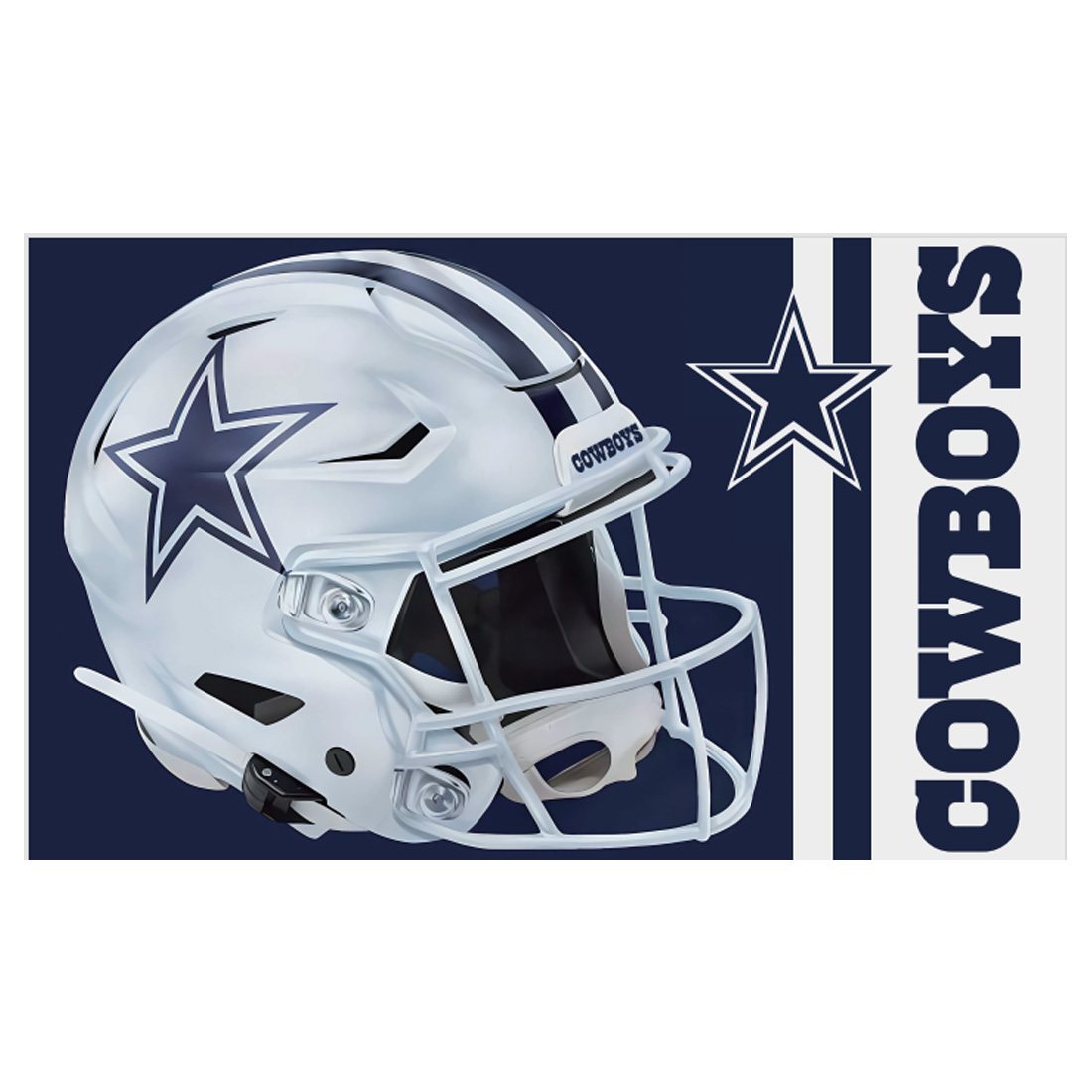 Flag - Dallas Cowboys - Helmet