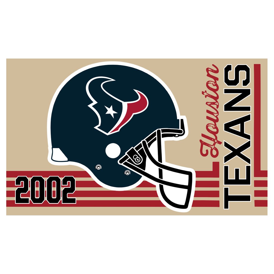 Flag - Houston Texans - beige
