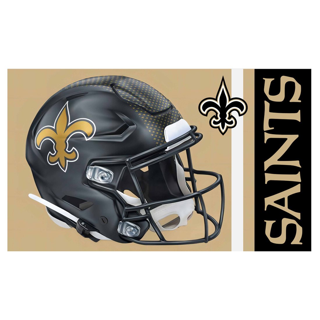 Flag - New Orleans Saints - Helmet