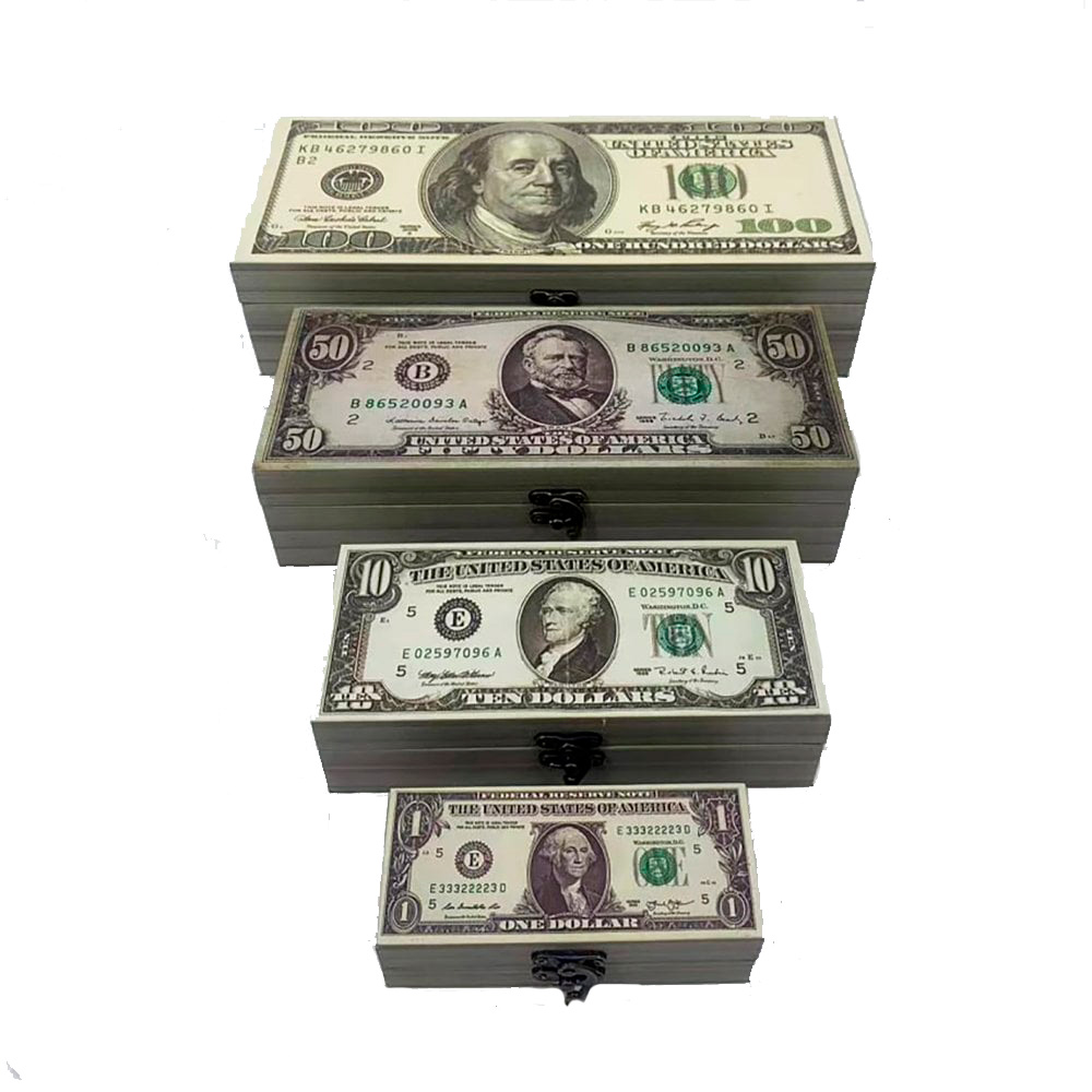 Set van 4 - Dollar opberg boxen