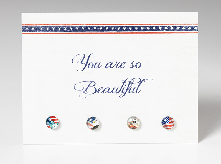 Set van 4 Kaartpins - Assorti