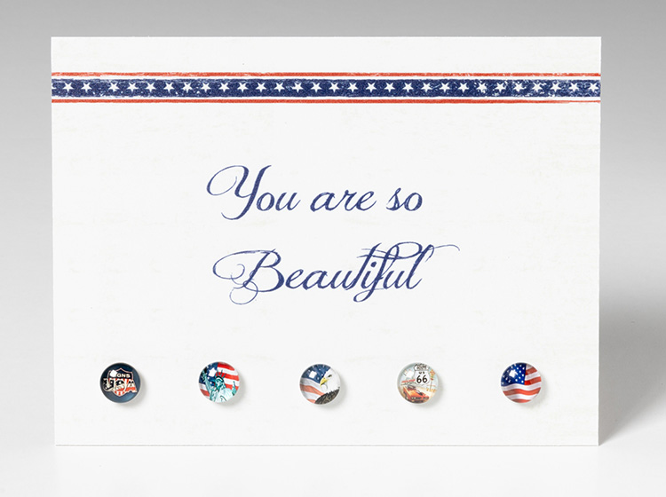 Set van 5 Kaartpins - Assorti