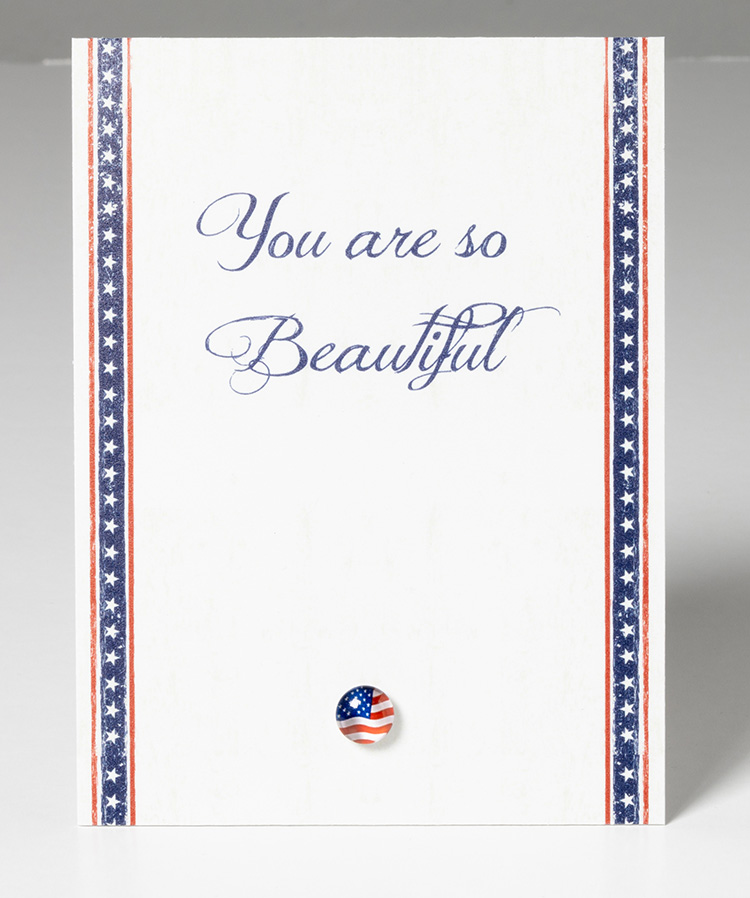 Set van 4 Kaartpins - Flag USA