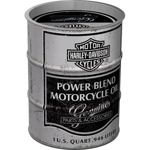 Oil Can Money Bank - Harley-Davidson - Power Blend Oil