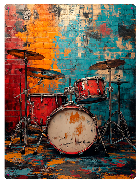 Painted Drums