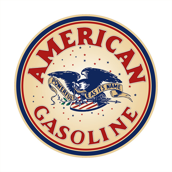 Onderzetter rond - American Gasoline