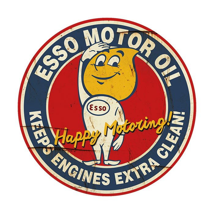 Onderzetter rond - Esso