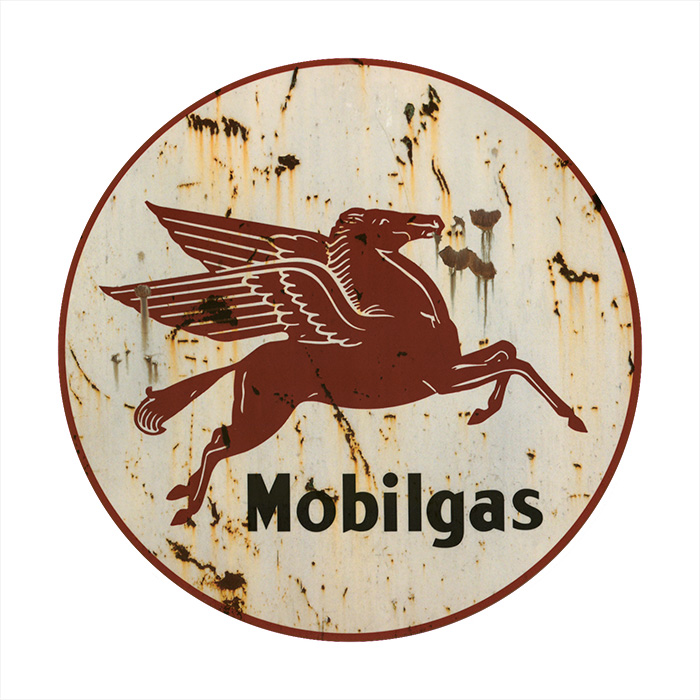 Onderzetter rond - Mobilgas