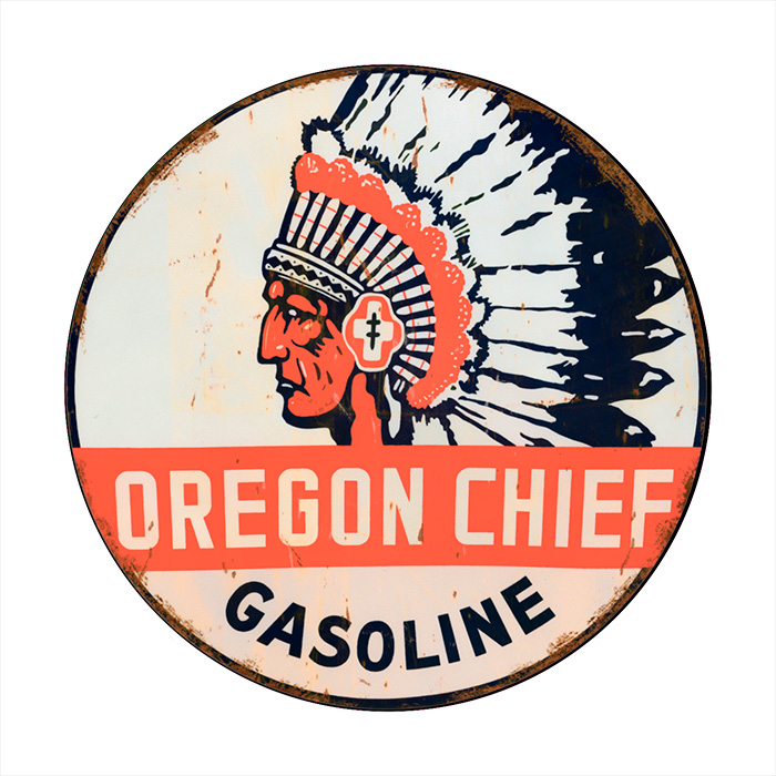 Onderzetter rond - Oregon Chief