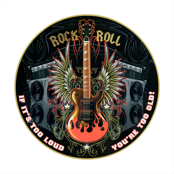Onderzetter rond - Rock n Roll