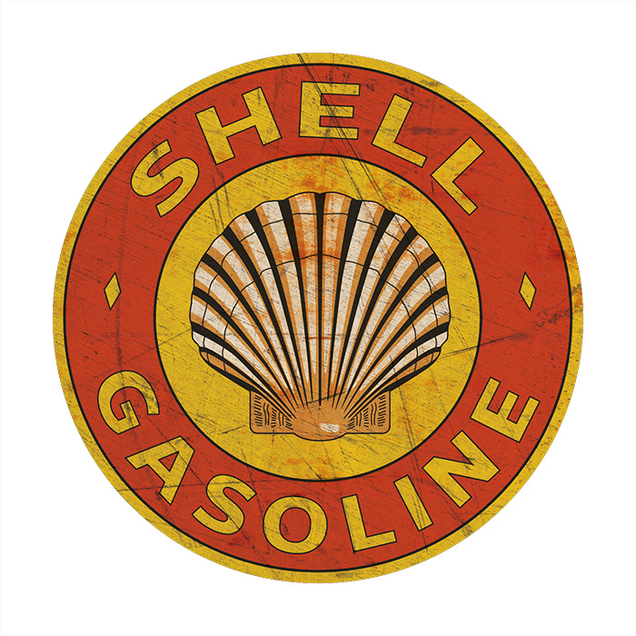 Onderzetter rond - Shell
