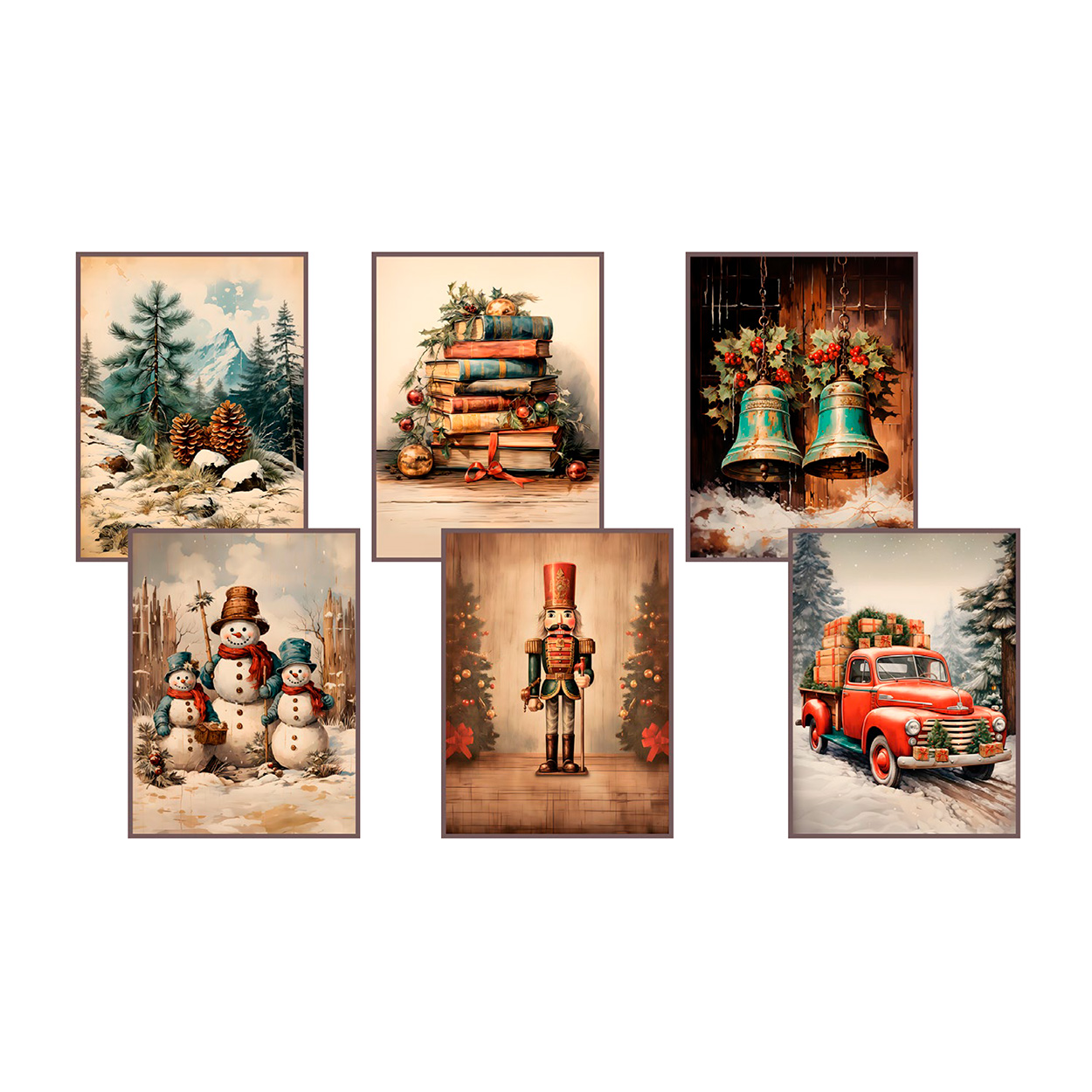 USA CARDS - Set Christmas 2