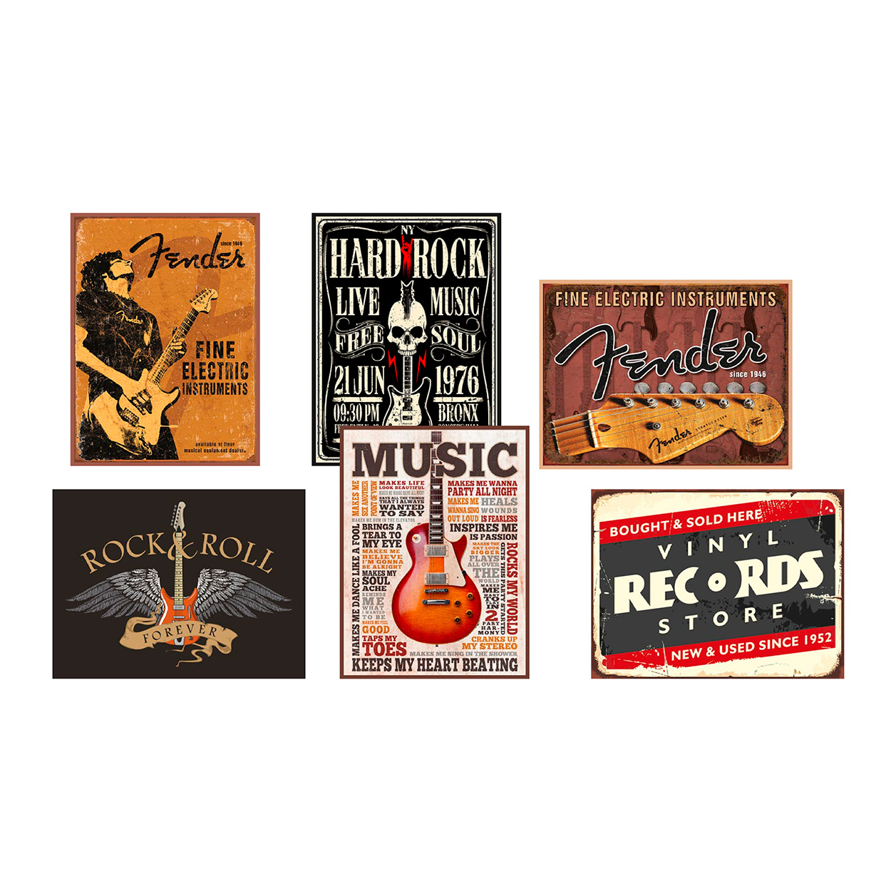 USA CARDS - Set Music