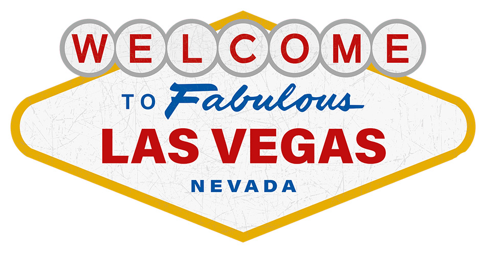 Las Vegas Sign - grunge